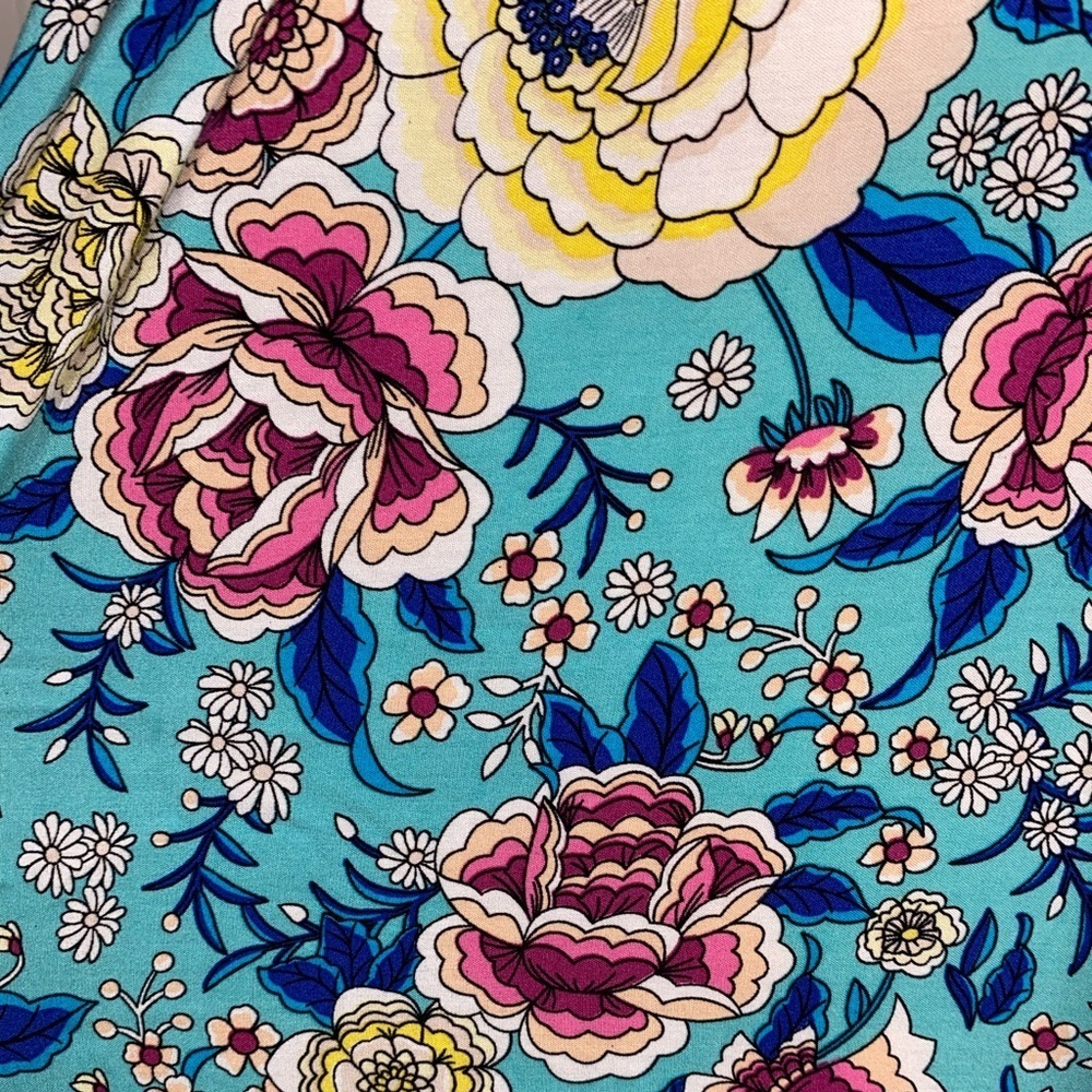 Bohemian Floral Maxi Dress – Women’s Medium, Light Blue, Everyday Boho - Picture 11 of 12